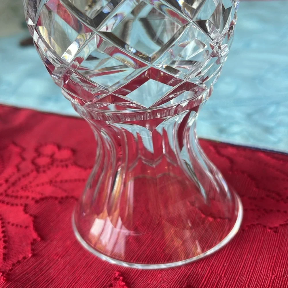 Signed VINTAGE WATERFORD CRYSTAL VASE 5 1/2